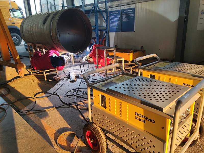 ES5000PLUS锂电焊接电源西气东输南京抢修中心测试